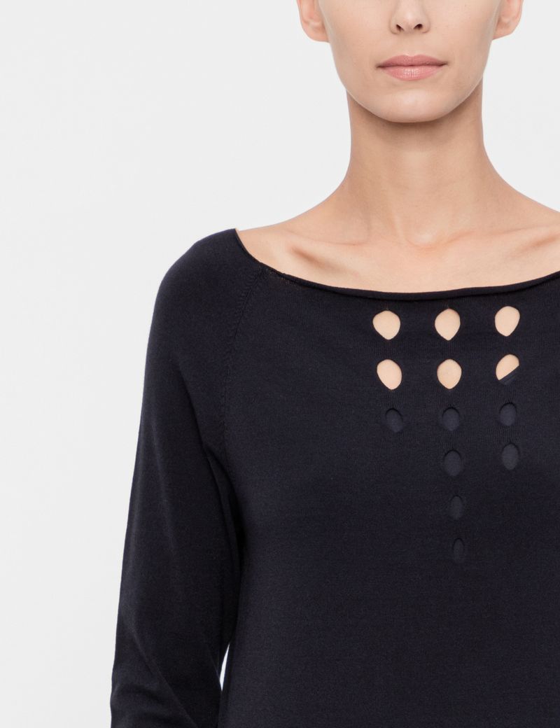 Sarah Pacini Fitted sweater - openwork