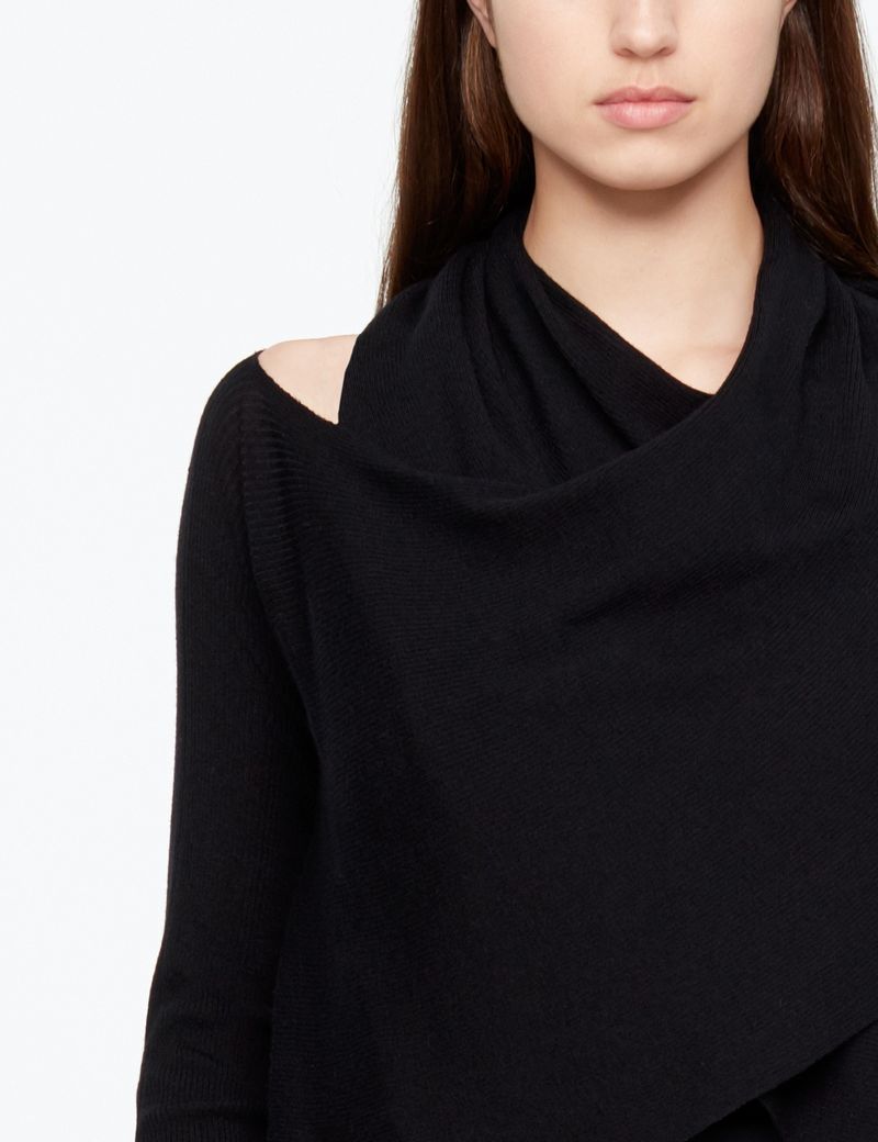 Sarah Pacini WOLLPULLOVER - FRONT TWIST