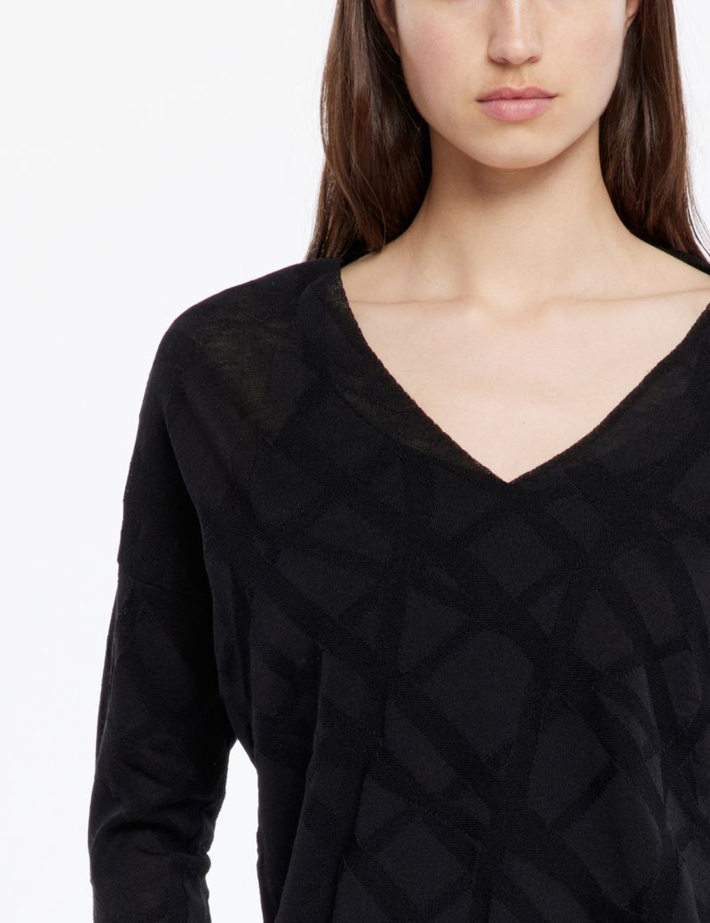 Sarah Pacini Merino sweater - V-neck