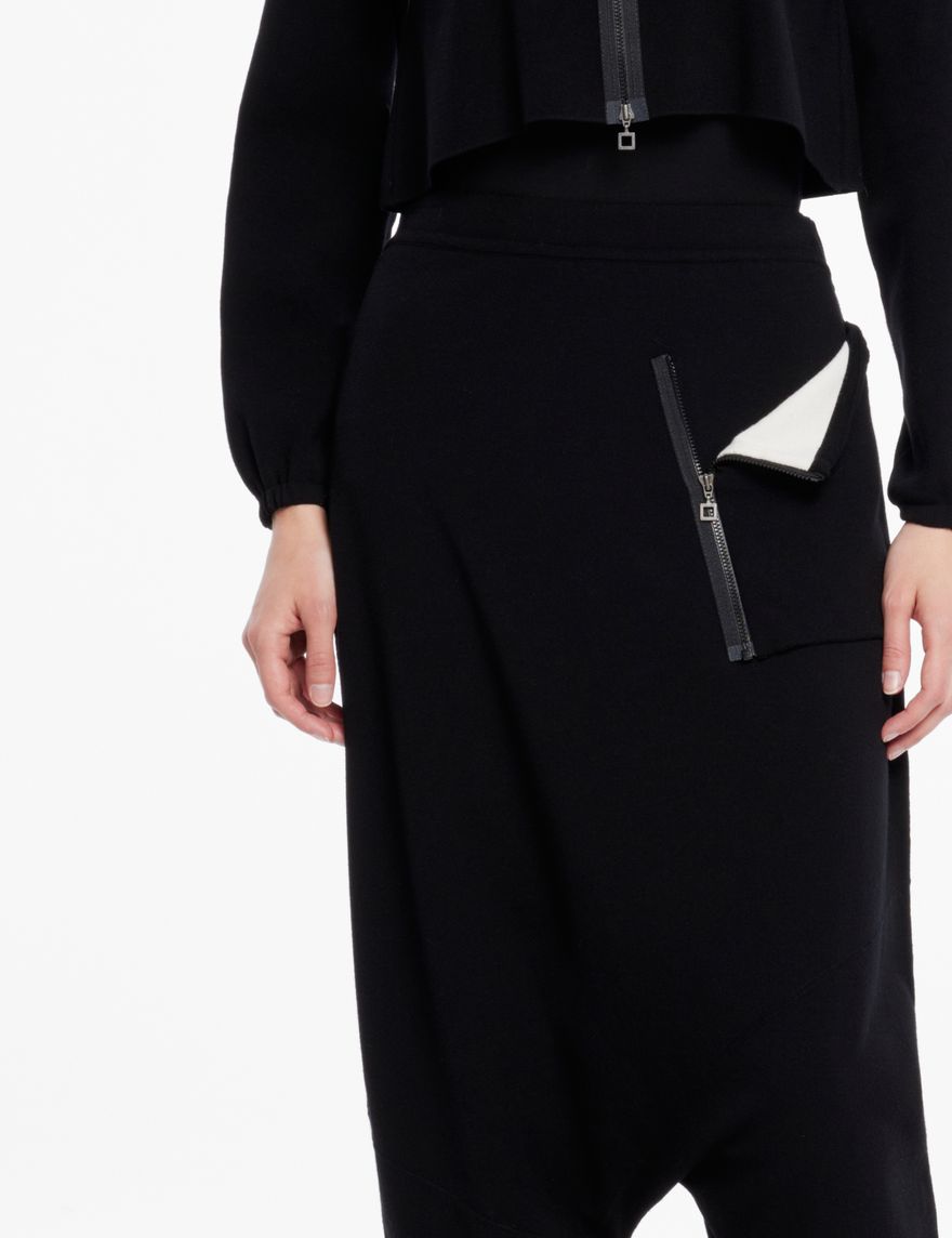 Sarah Pacini Hose im Sarouel-Style - wendbare Tasche