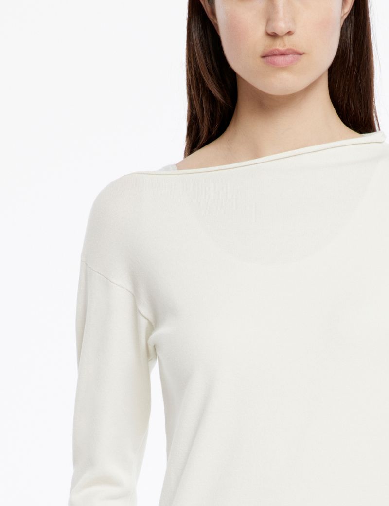 Sarah Pacini Sweater - asymmetric neckline
