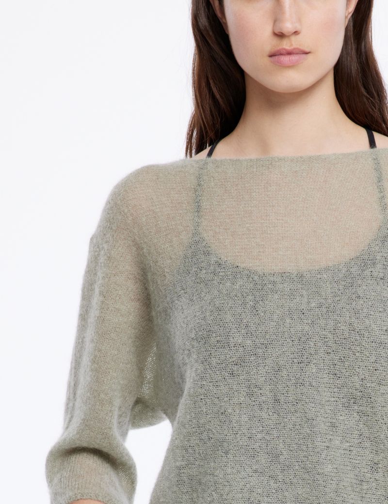Sarah Pacini Ultra-leichter sweater mohair - 3/4-Ärmel