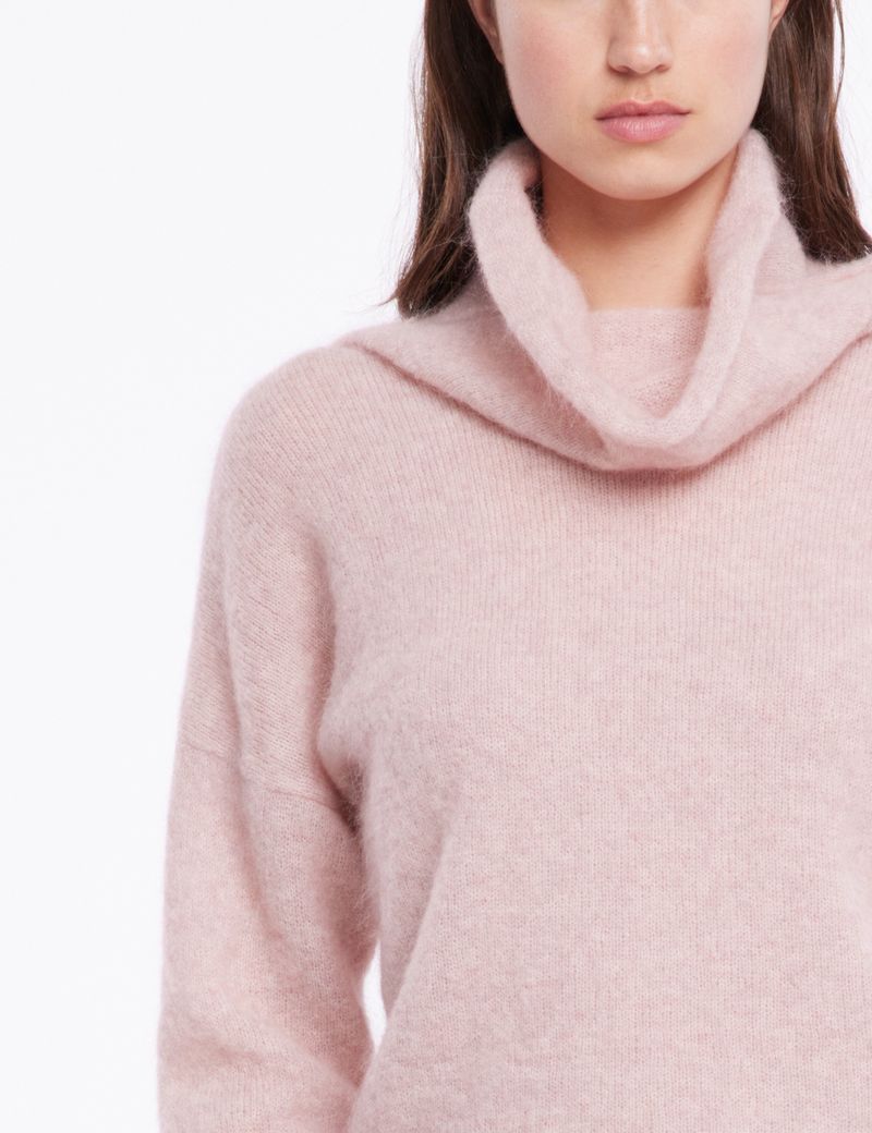 Sarah Pacini Mohair-merino sweater - short