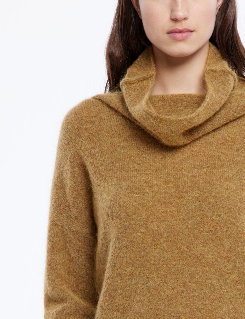 Sarah Pacini Mohair-merino sweater - short