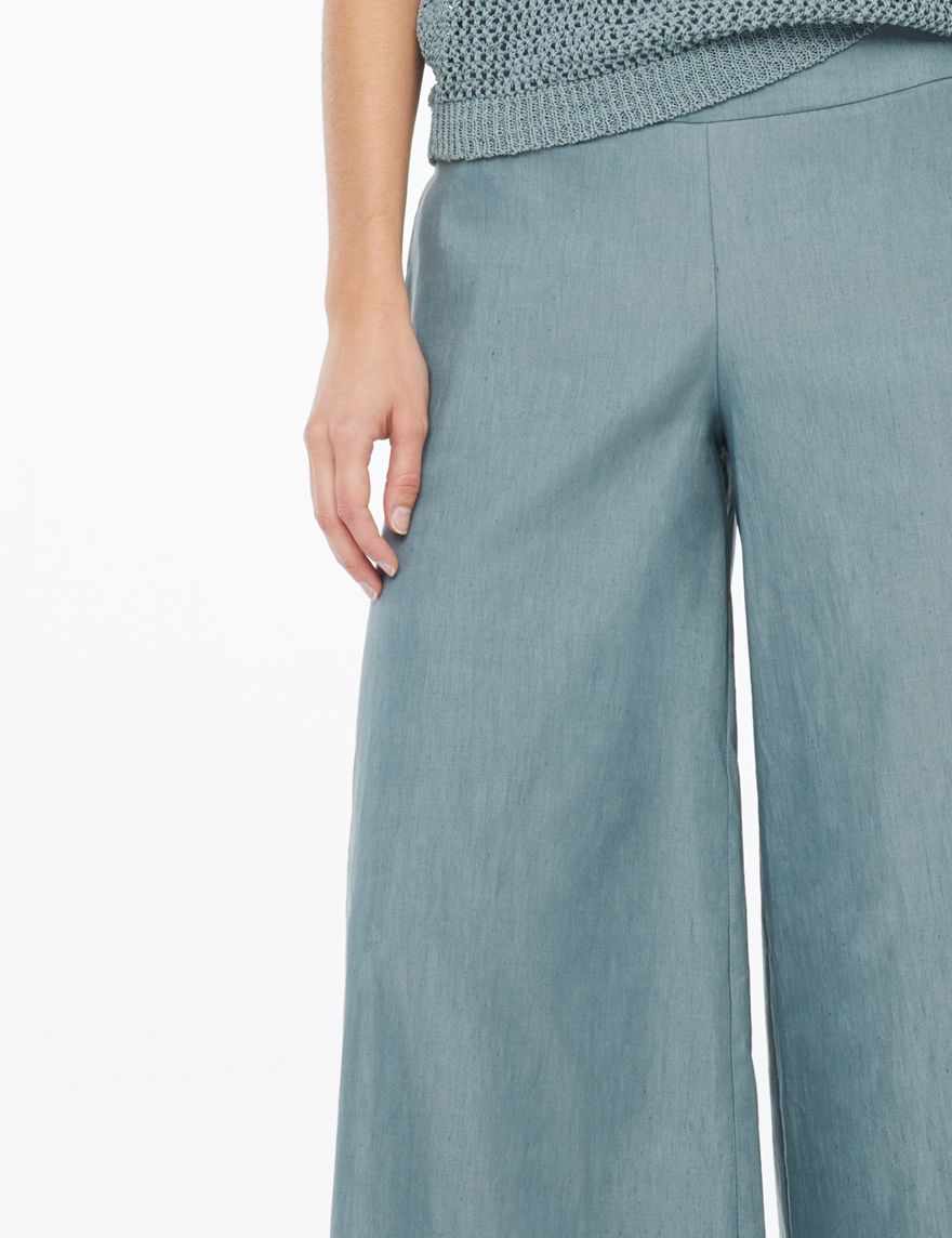 Sarah Pacini Palazzo pants - stretch linen