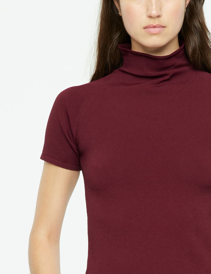 Sarah Pacini Tricot T-shirt - opstaande kraag