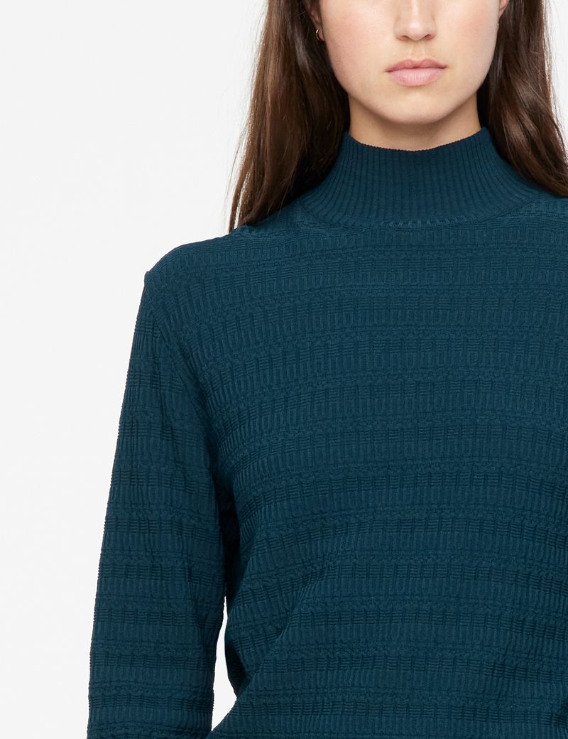 Sarah Pacini Long sweater - micropattern