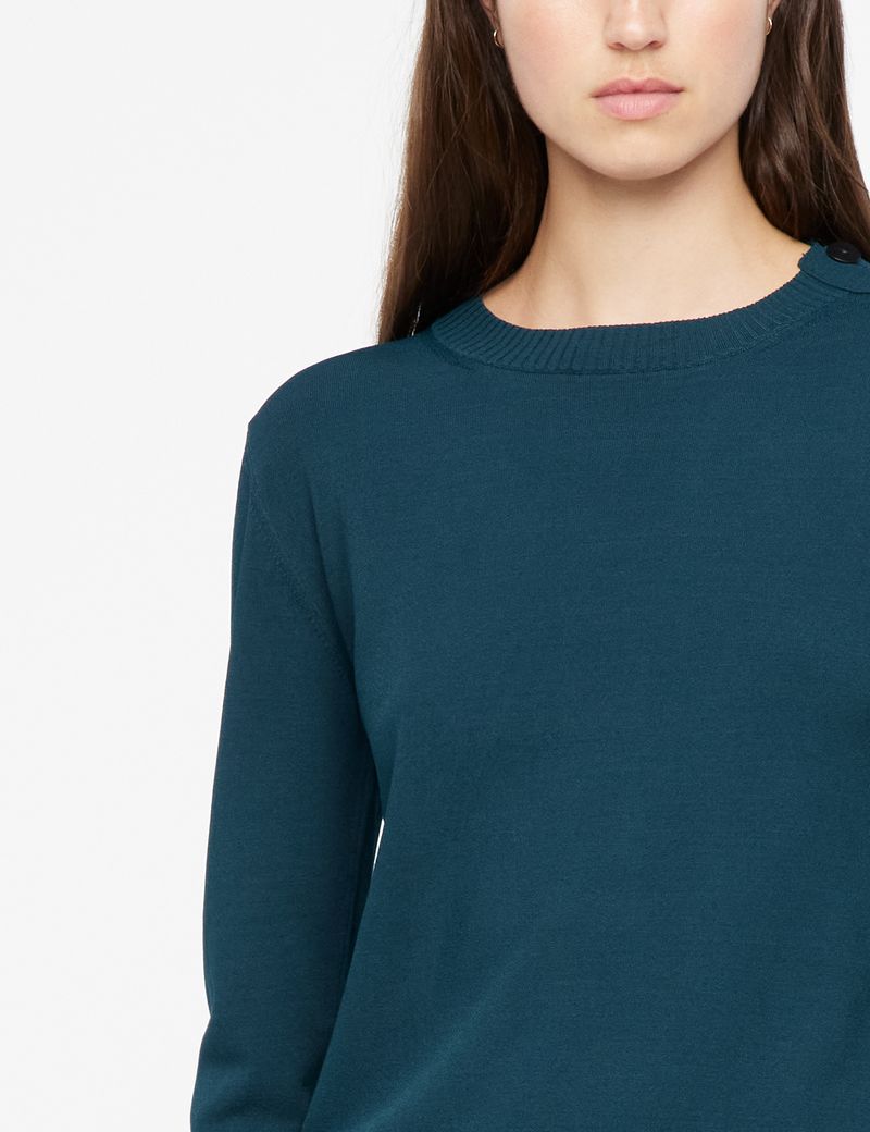 Sarah Pacini Sweater - ruffled details