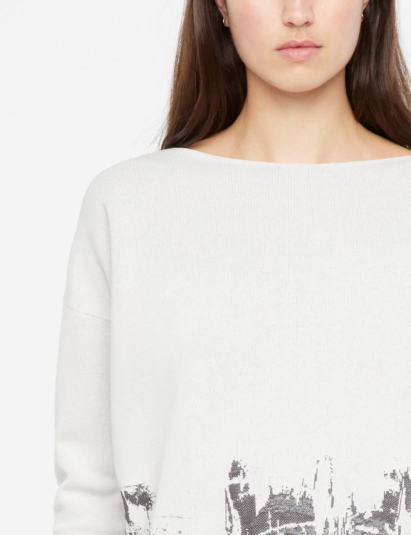 Sarah Pacini Casual sweater - oxidized motif