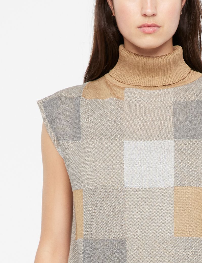 Sarah Pacini Sleeveless sweater - digital