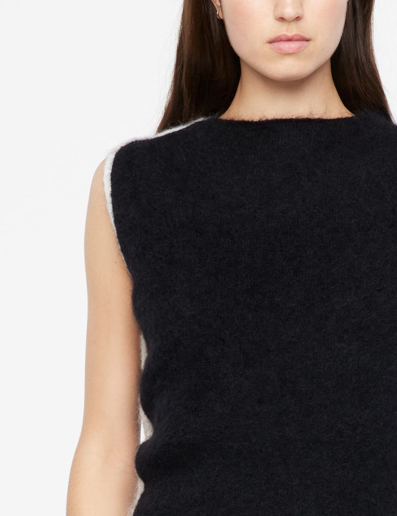 Sarah Pacini Bicolor sweater - sleeveless