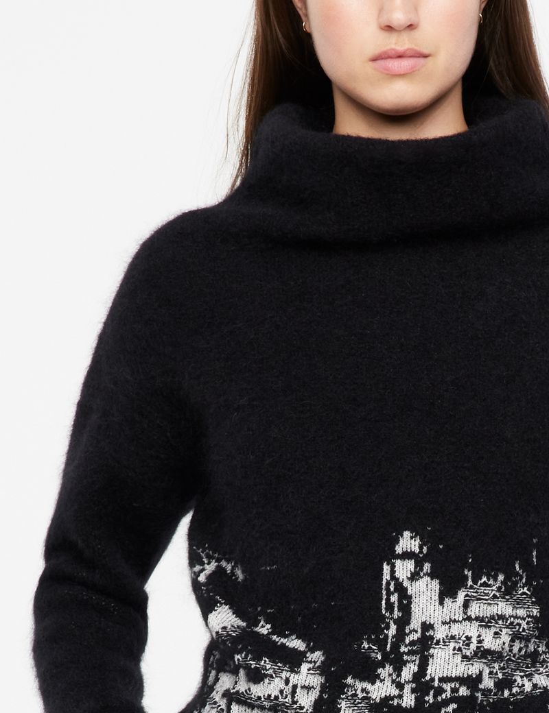 Sarah Pacini Sweater - metal motif