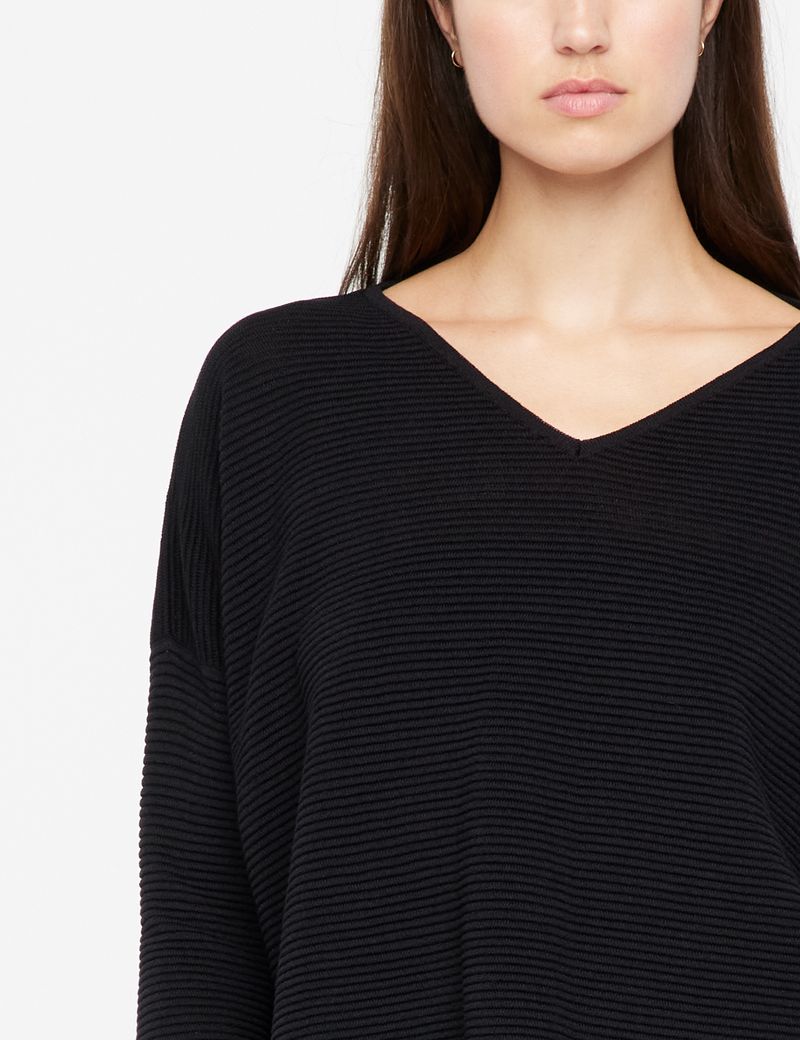 Sarah Pacini Ribbed sweater - V-neck