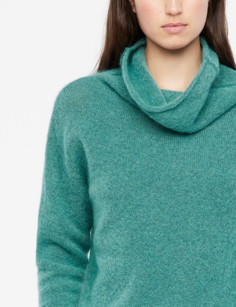 Sarah Pacini Short Sweater - mohair-merino