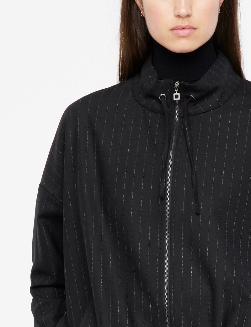 Sarah Pacini Gabardine jacket - pinstripes