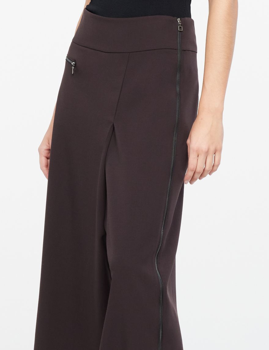 Sarah Pacini Gabardine pants - side zipper