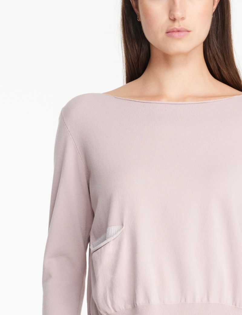 Sarah Pacini Sweater - gathered pocket