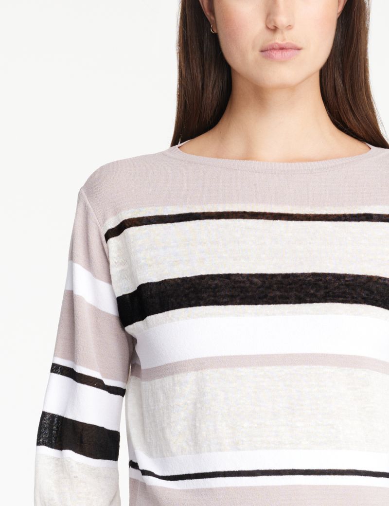 Sarah Pacini Striped sweater - ribbed cuffs