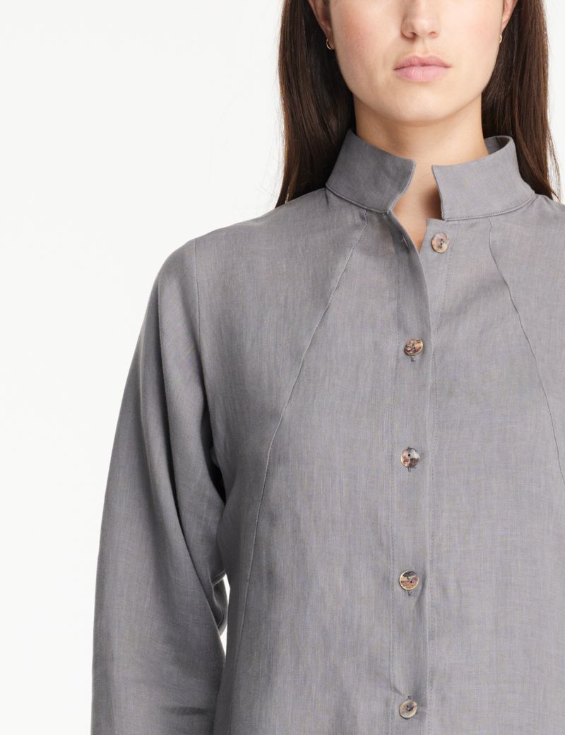 Sarah Pacini Linen shirt - paneled
