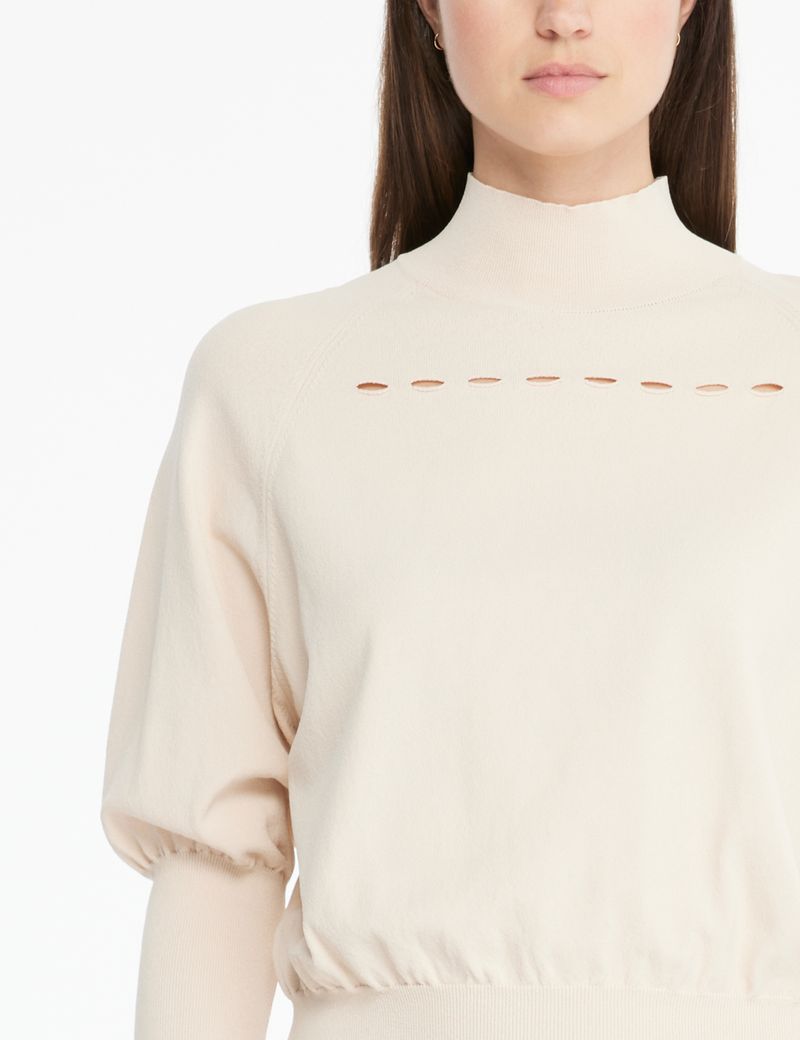 Sarah Pacini Openwork sweater - ribbing