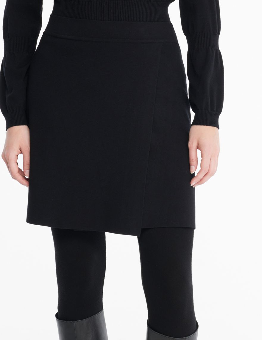 Sarah Pacini Knee-length skirt - long slit