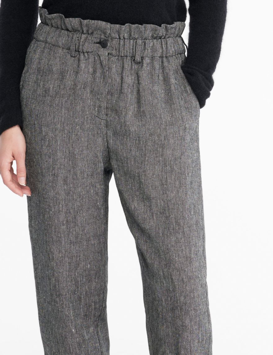 Sarah Pacini Tweed pants - straight legs