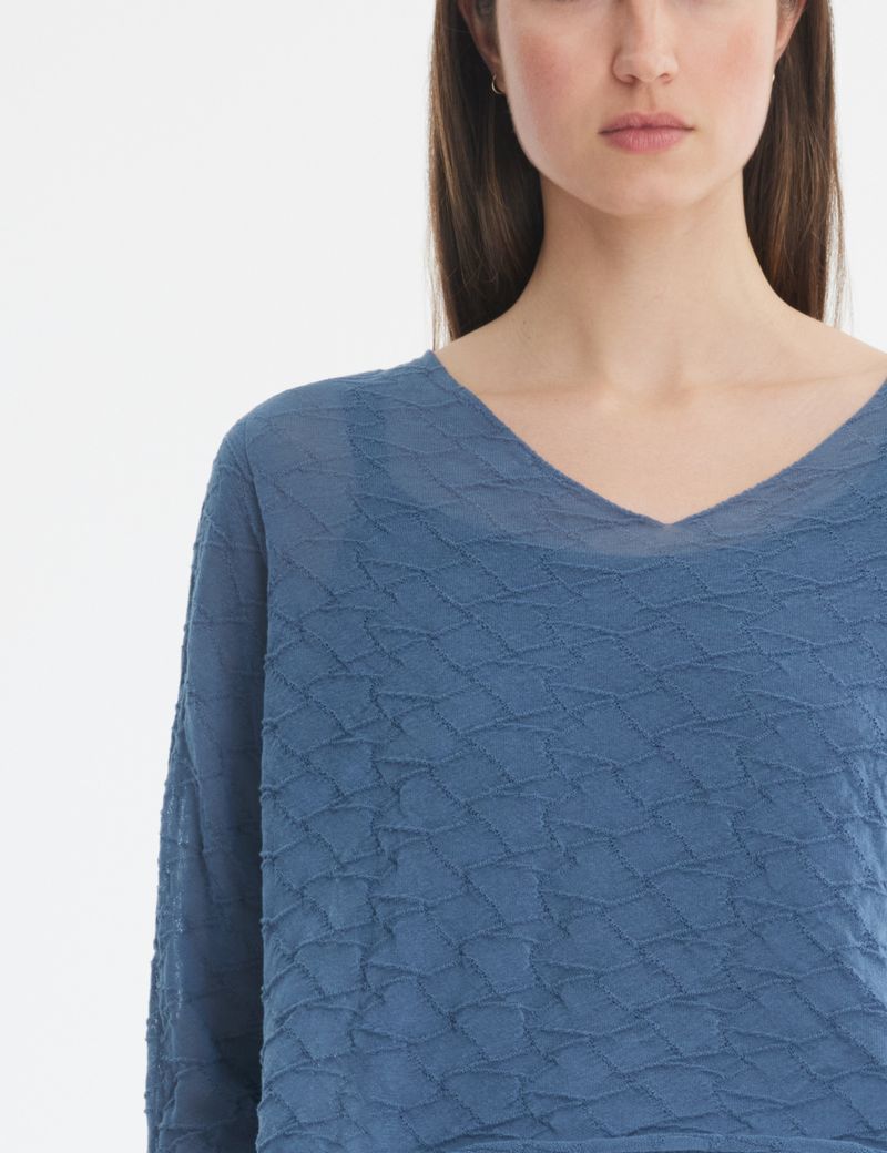 Sarah Pacini Korte trui - 3D tricot