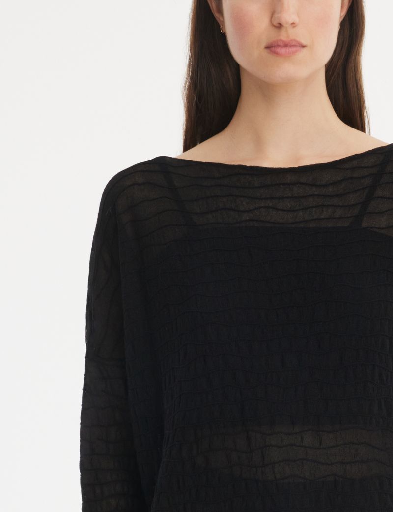 Sarah Pacini Cropped sweater - Zen jacquard