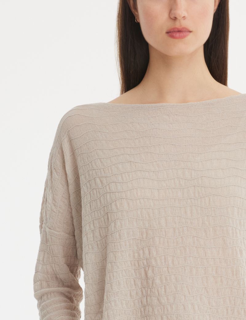 Sarah Pacini Cropped sweater - Zen jacquard