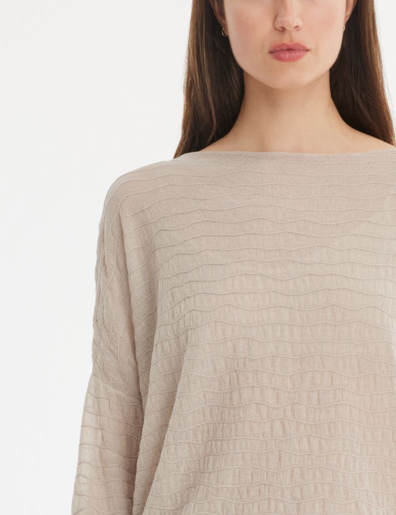 Sarah Pacini Long sweater - Zen jacquard