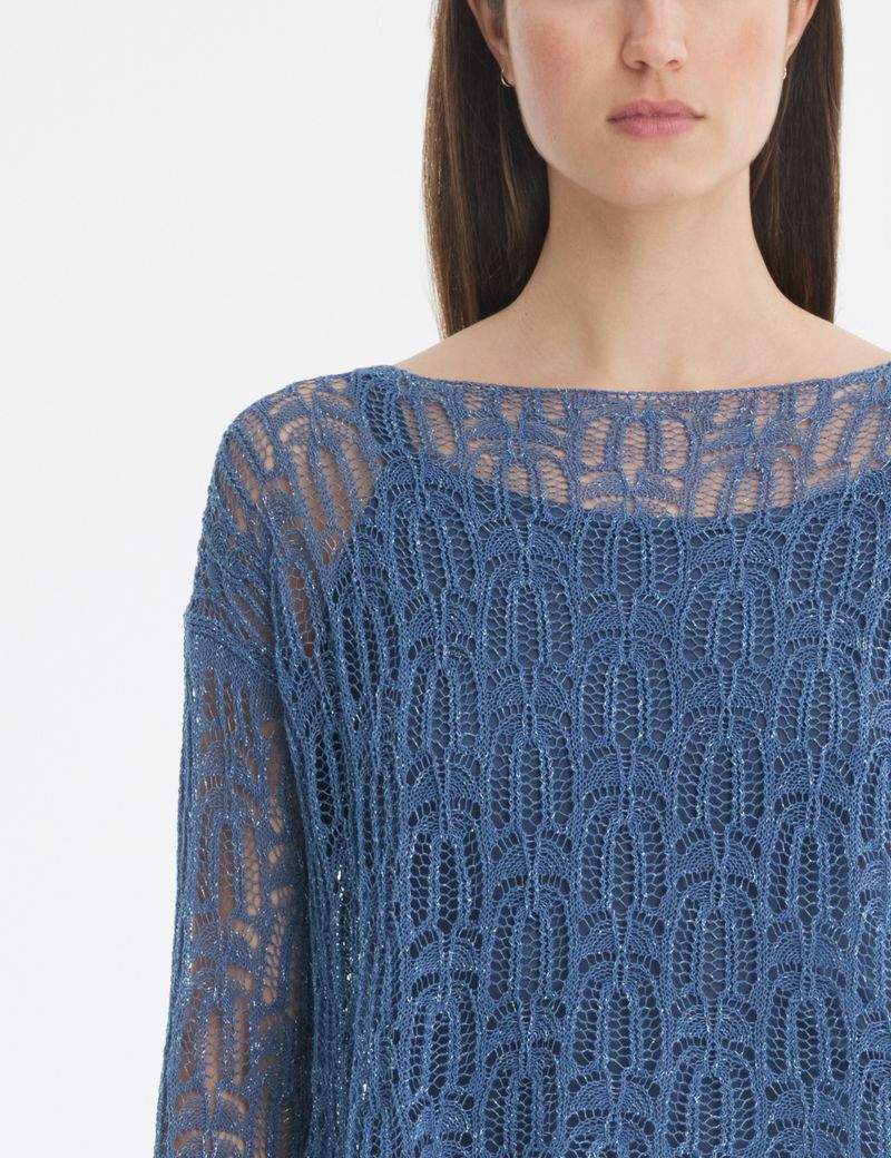 Sarah Pacini Crochet sweater - cropped