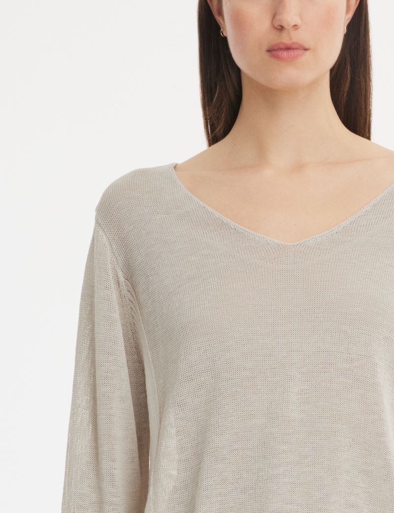 Sarah Pacini V-neck sweater - city lights