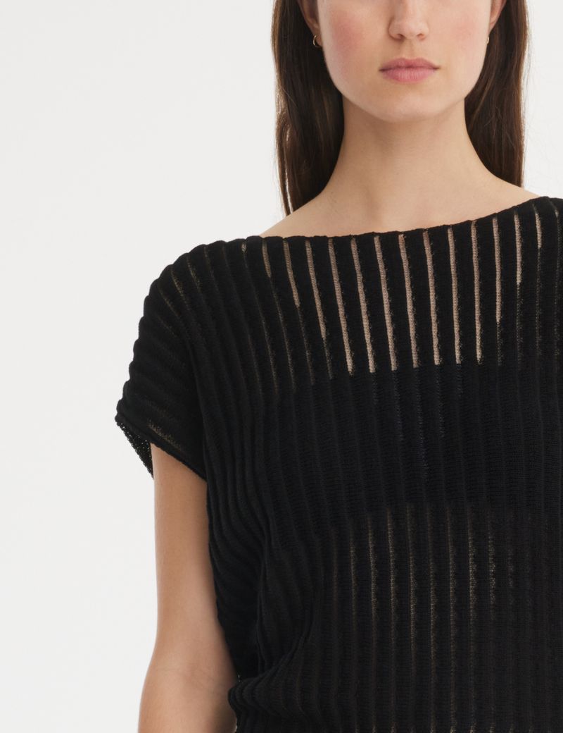 Sarah Pacini Cropped sweater - shimmering