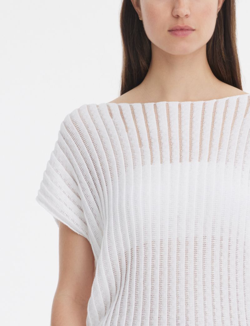Sarah Pacini Cropped sweater - shimmering