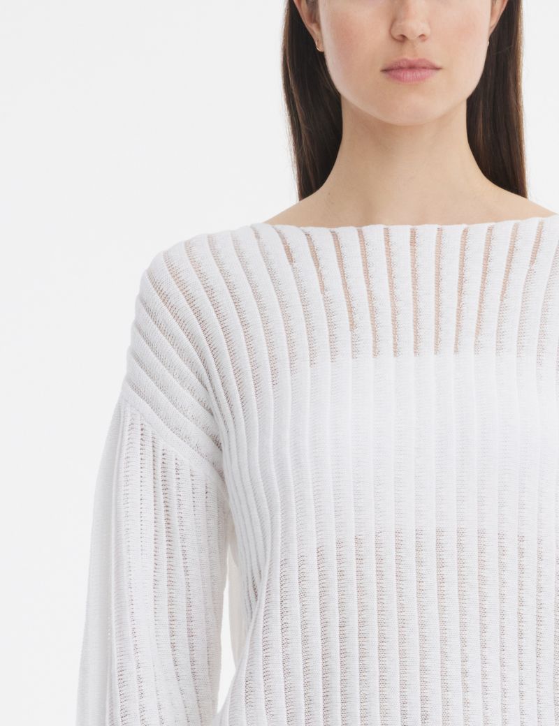 Sarah Pacini Sweater - neckline illusion