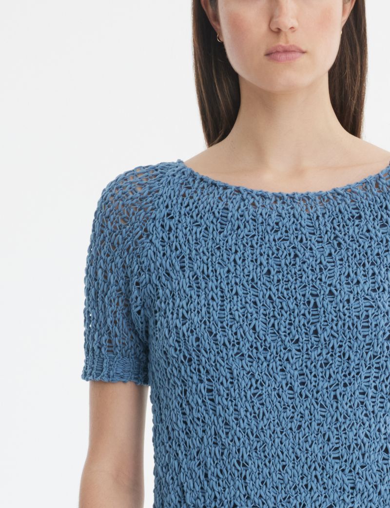 Sarah Pacini Cropped sweater - exotic knit