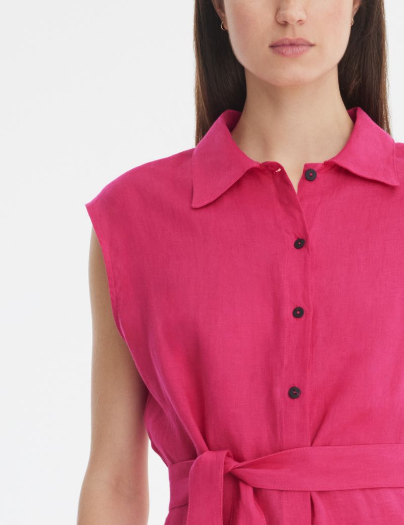 Sarah Pacini Linen shirt - sleeveless