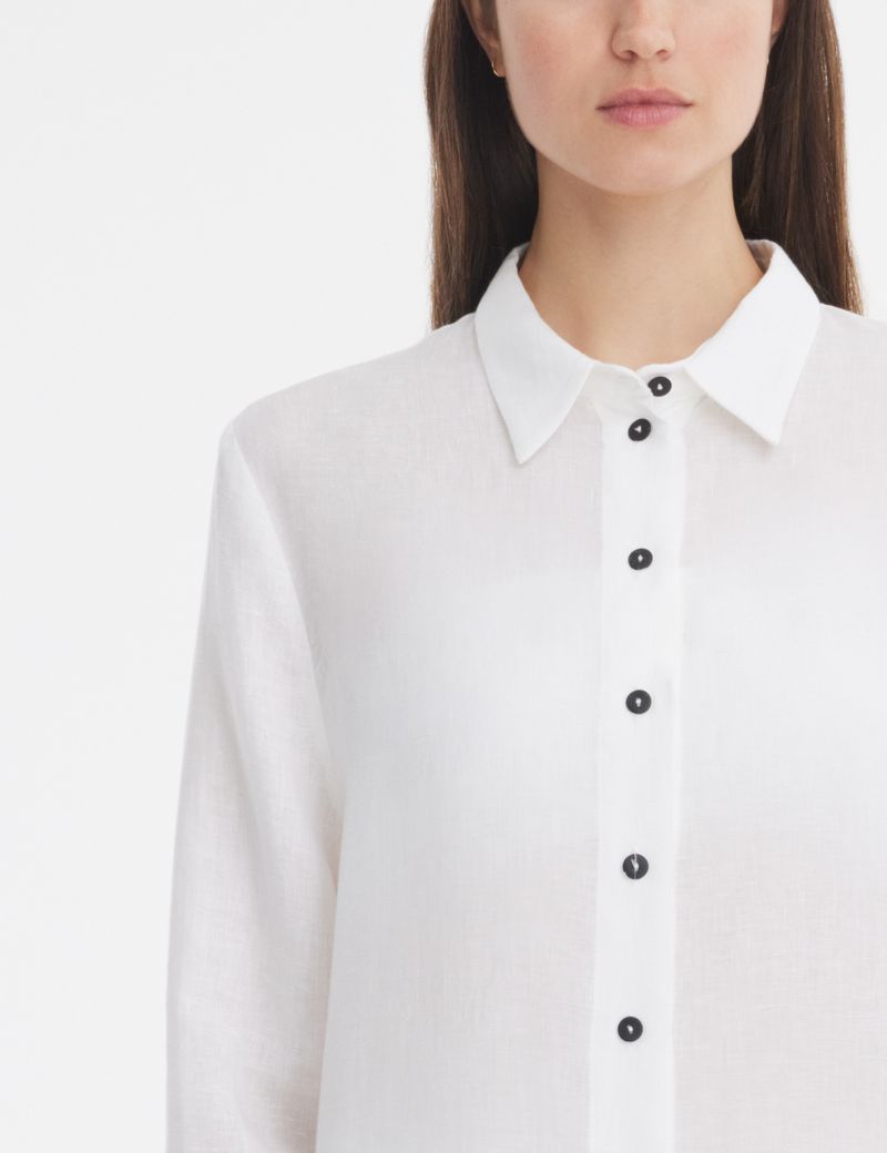 Sarah Pacini Linen shirt - long
