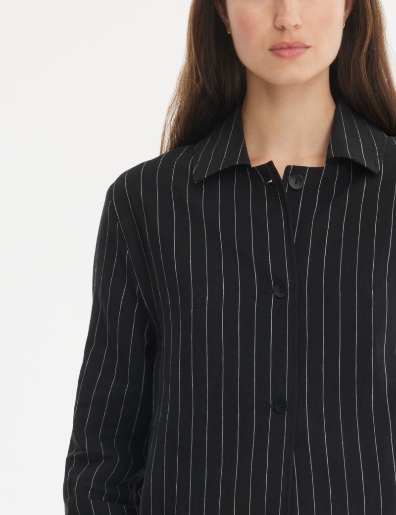 Sarah Pacini GenderCOOL jacket - pinstripes