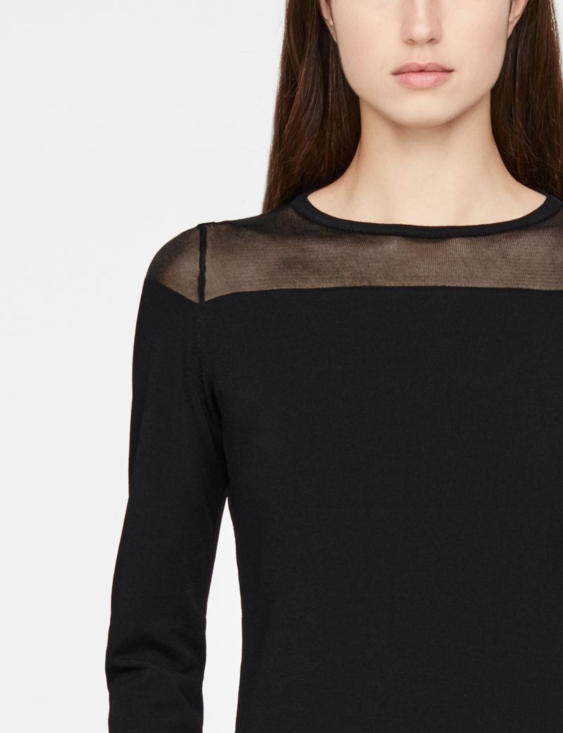 Sarah Pacini Light sweater - sheer details