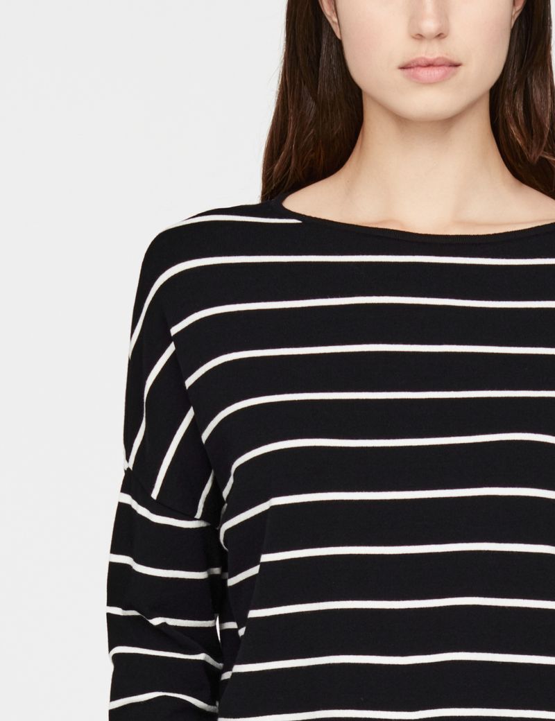 Sarah Pacini Short sweater - stripes