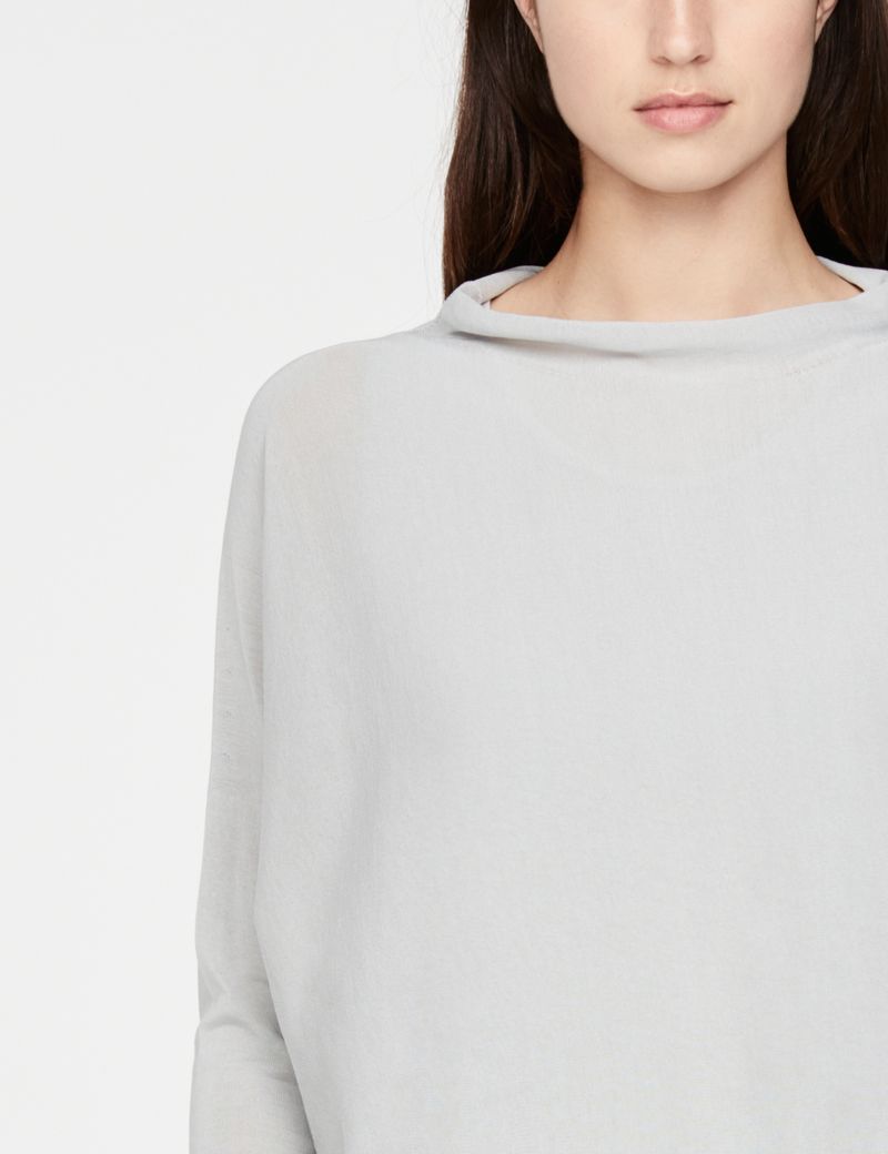 Sarah Pacini Mako cotton sweater - ¾ sleeves