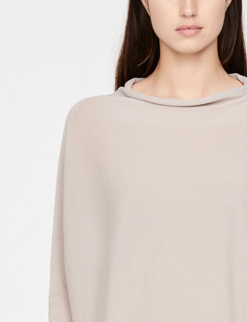 Sarah Pacini Mako cotton sweater - ¾ sleeves