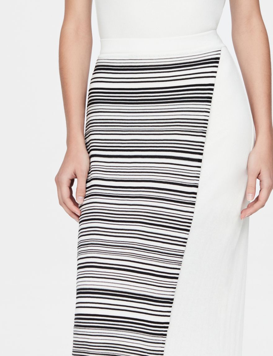 Sarah Pacini Panel skirt - stripes