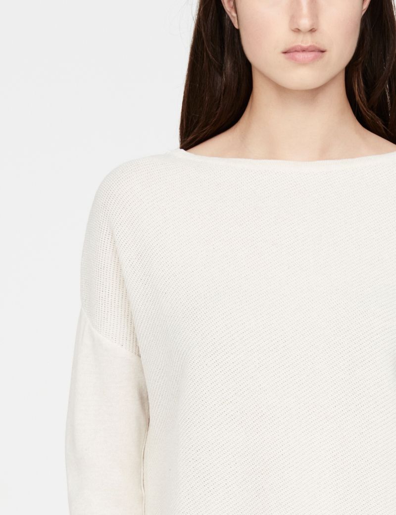 Sarah Pacini Cropped sweater - perforations