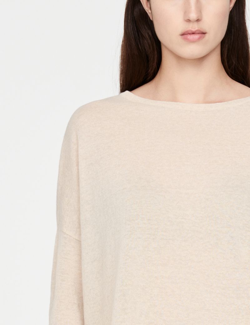 Sarah Pacini Linen cotton sweater - pocket