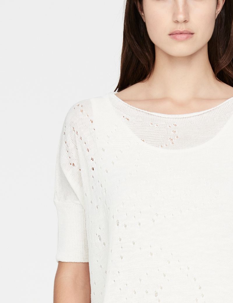 Sarah Pacini Linen sweater - drawstring