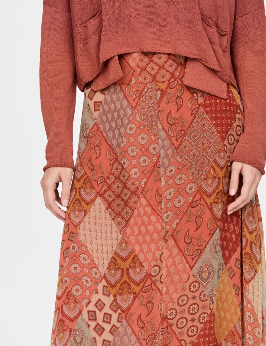 Sarah Pacini Flare skirt - patchwork