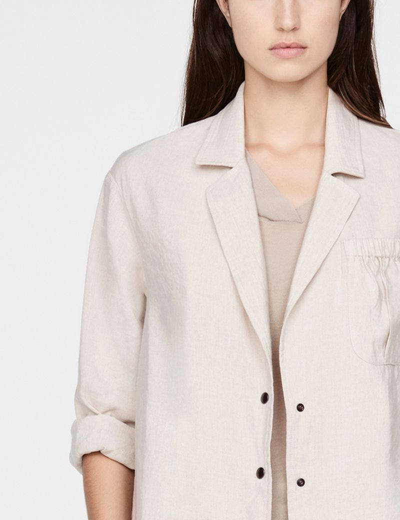Sarah Pacini Linen jacket - long
