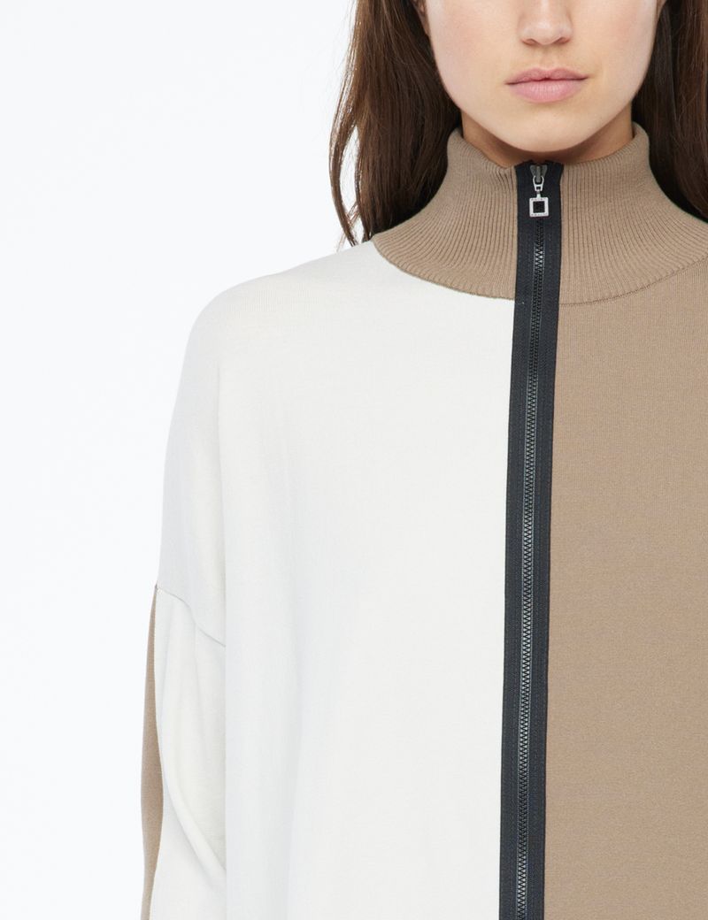 Sarah Pacini Long cardigan - buttoned slit